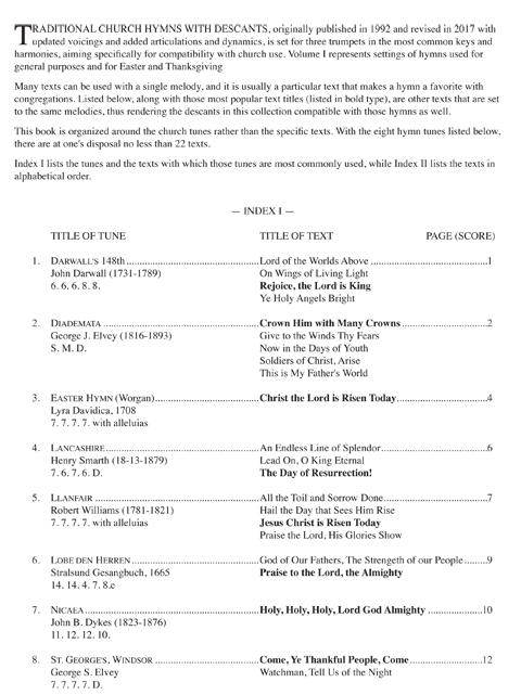 Traditional Church Hymns with Descants - Image 2