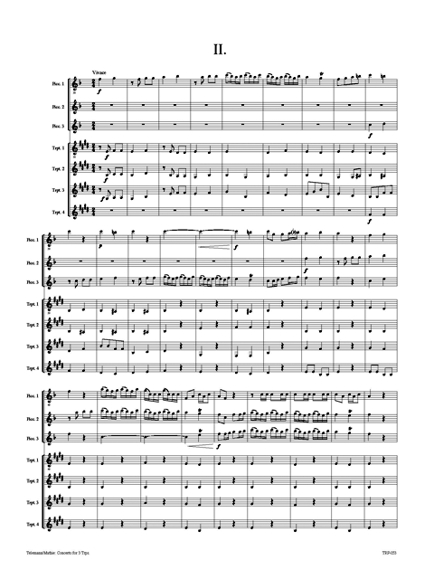 Concerto for Three Piccolo Trumpets - Image 3