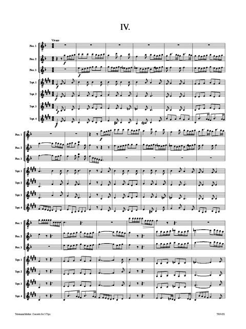 Concerto for Three Piccolo Trumpets - Image 5