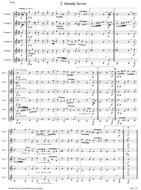 Seven Renaissance Intradas - Image 3