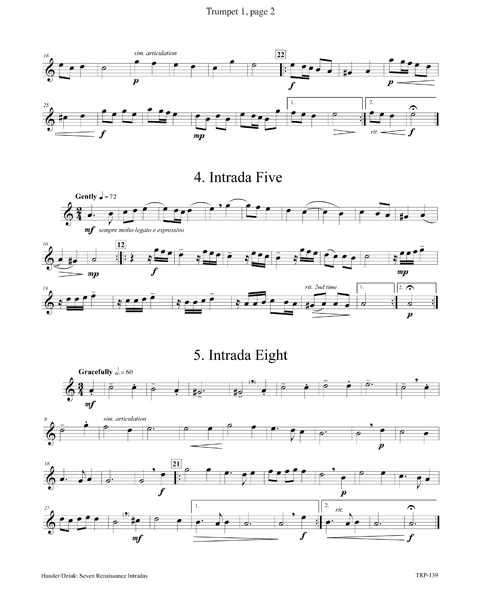 Seven Renaissance Intradas - Image 6