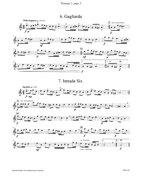 Seven Renaissance Intradas - Image 7