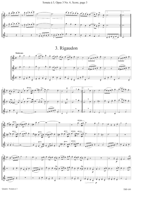Sonata a 3, Opus 3 No. 6 - Image 4