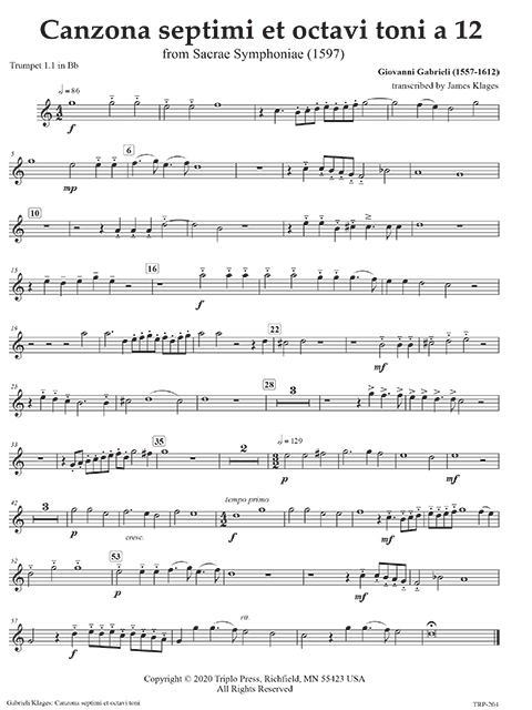 Canzona septimi et octavi toni a 12 - Image 4