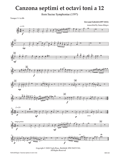 Canzona septimi et octavi toni a 12 - Image 6