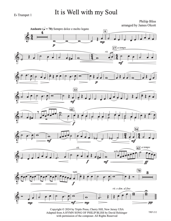 It Is Well With My Soul/On a Hymnsong of Philip Bliss - Image 4