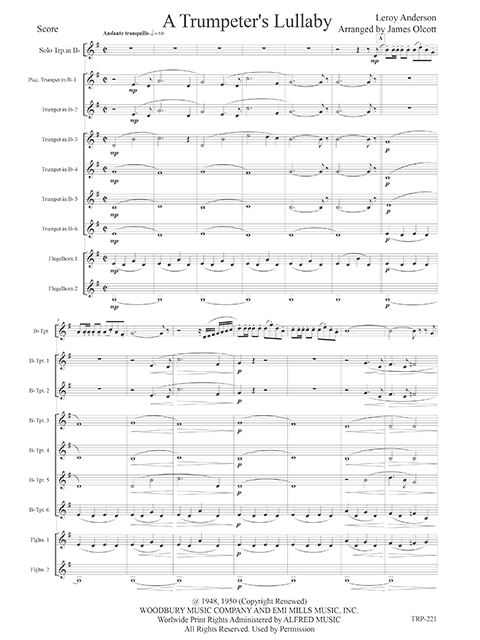 Trumpeter's Lullaby, A - Image 2