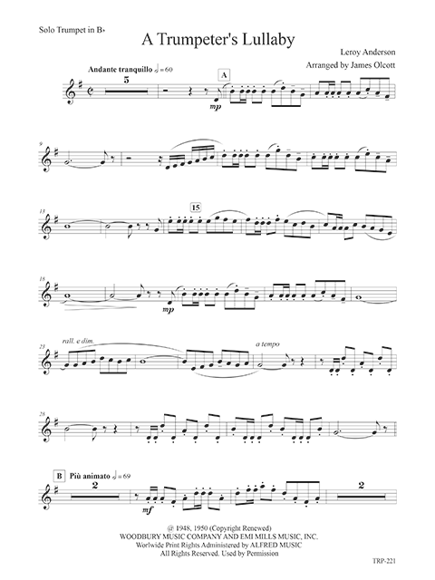 Trumpeter's Lullaby, A - Image 4